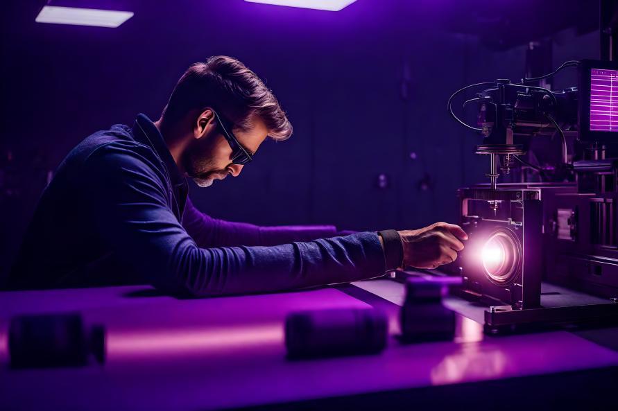 Man fixing a machine